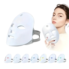 Máscara Facial LED 7 Colores Rejuvenecedora