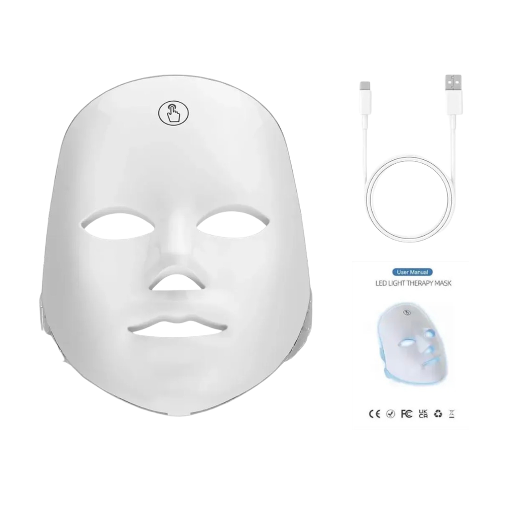 Máscara Facial LED 7 Colores Rejuvenecedora